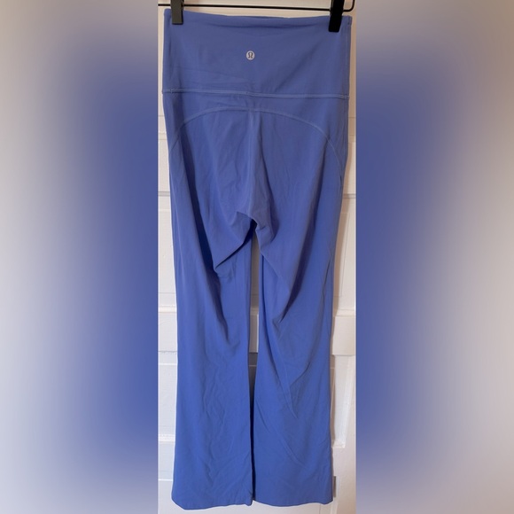 Lululemon Groove Super-High-Rise Flared Pant Nulu Wild Indigo Sz 4 - Picture 2 of 6